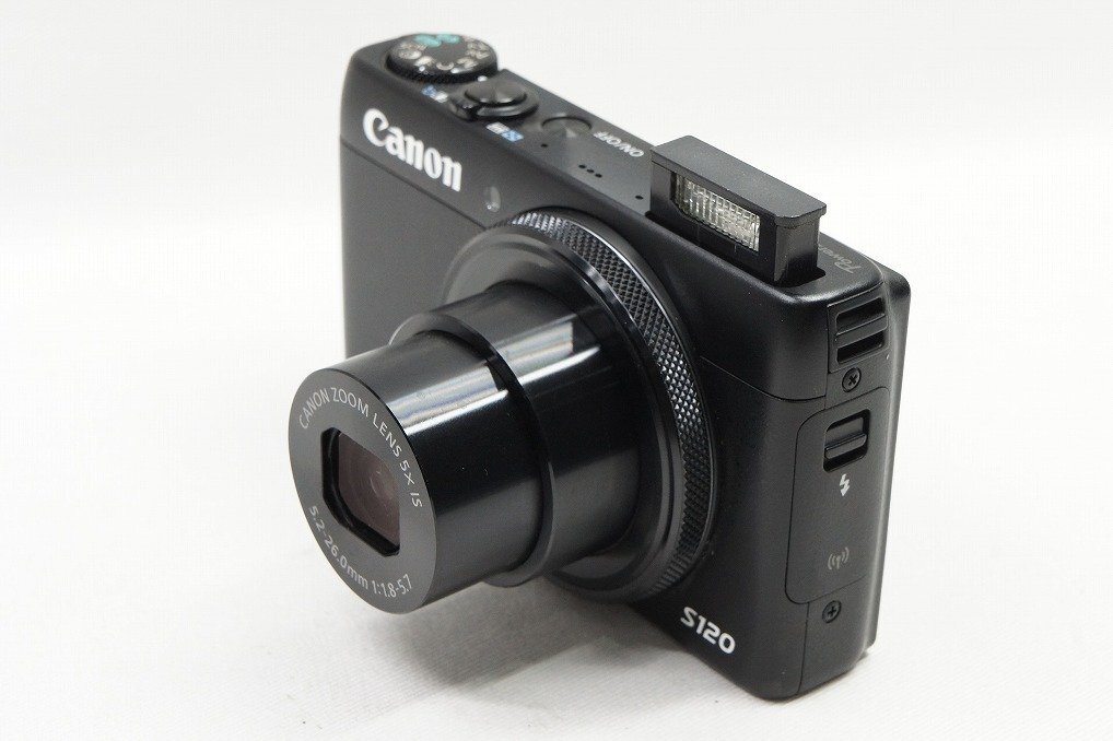 【適格請求書発行】Canon キヤノン PowerShot S120 コンパクトデジタルカメラ ブラック【アルプスカメラ】240401eの画像2