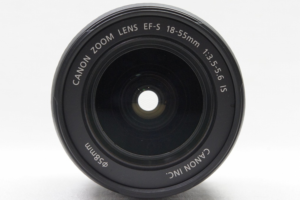 【適格請求書発行】美品 Canon キヤノン EF-S 18-55mm F3.5-5.6 IS APS-C ズームレンズ【アルプスカメラ】240423b_画像4