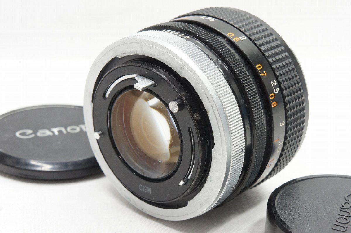【アルプスカメラ】訳あり品 Canon キヤノン FD 50mm F1.4 単焦点レンズ 230402aeの画像3