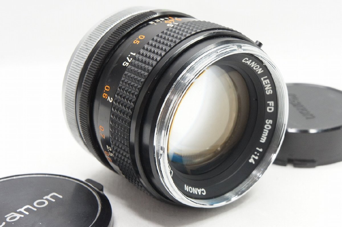 【アルプスカメラ】訳あり品 Canon キヤノン FD 50mm F1.4 単焦点レンズ 230402aeの画像6