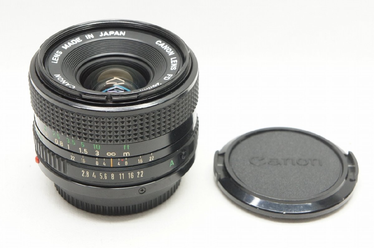 【アルプスカメラ】訳あり品 Canon キヤノン NEW FD 28mm F2.8 単焦点レンズ 230408m_画像1