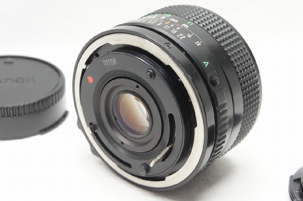 【アルプスカメラ】訳あり品 Canon キヤノン NEW FD 28mm F2.8 単焦点レンズ 230408m_画像3