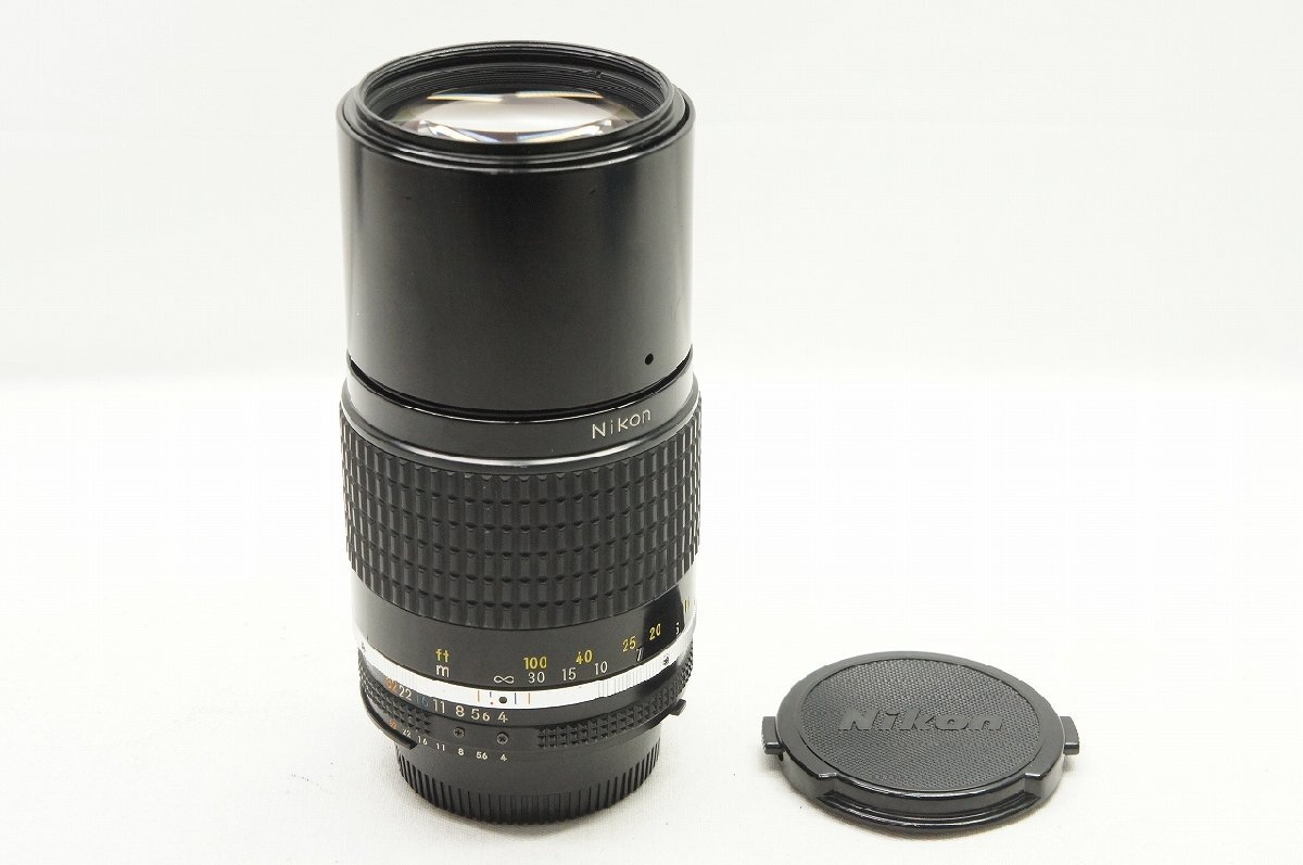 【アルプスカメラ】訳あり品 Nikon ニコン Ai-S Nikkor 200mm F4 単焦点レンズ 230529aeの画像1