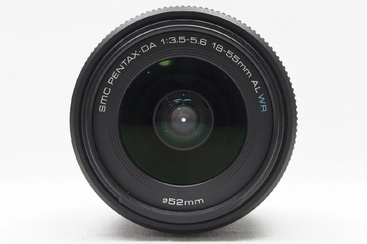 【適格請求書発行】訳あり品 ペンタックス smc PENTAX DA 18-55mm F3.5-5.6 AL WR Kマウント AF APS-C フード付【アルプスカメラ】231210h_画像4