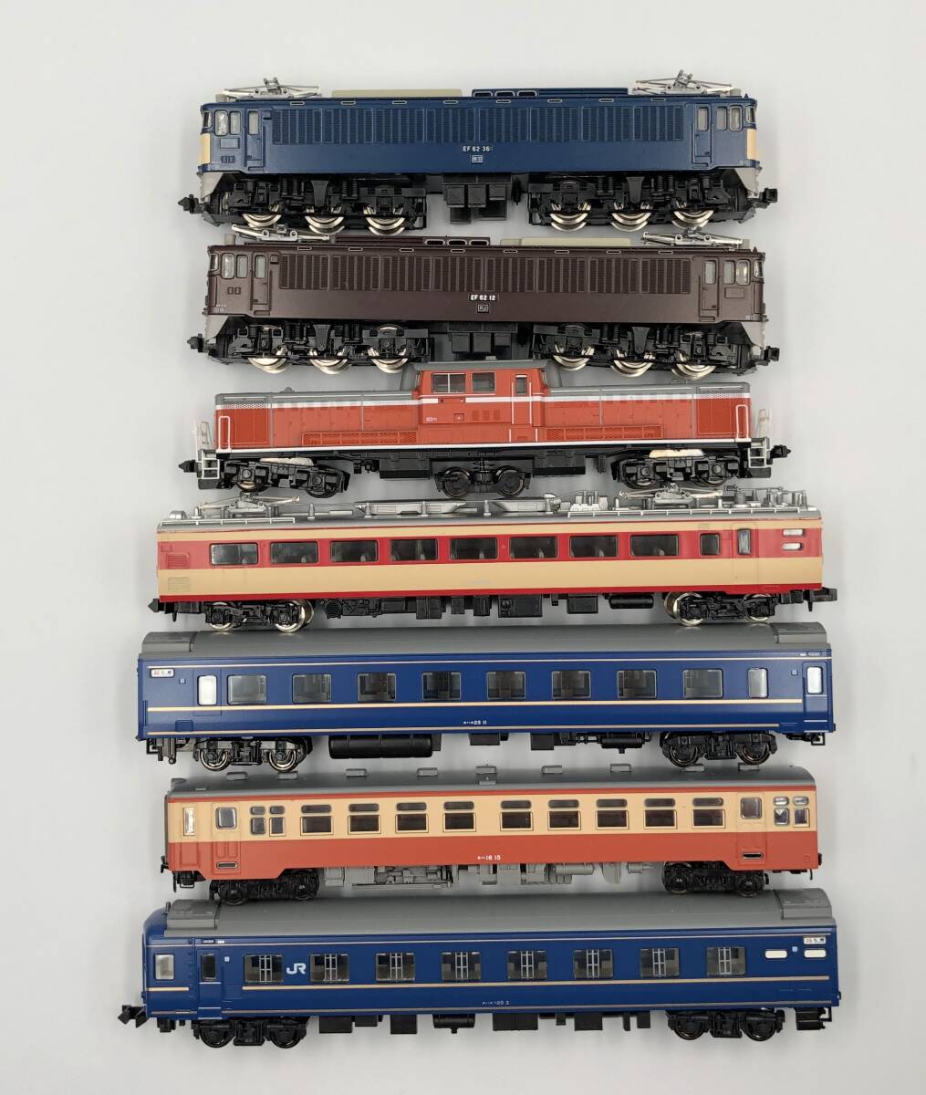 TOMIX 7両セット 2102・2182・2212・2309・2444・2505・9519 電気機関車 ディーゼル機関車 客車 鉄道模型 トミックス LC2853-33の画像4