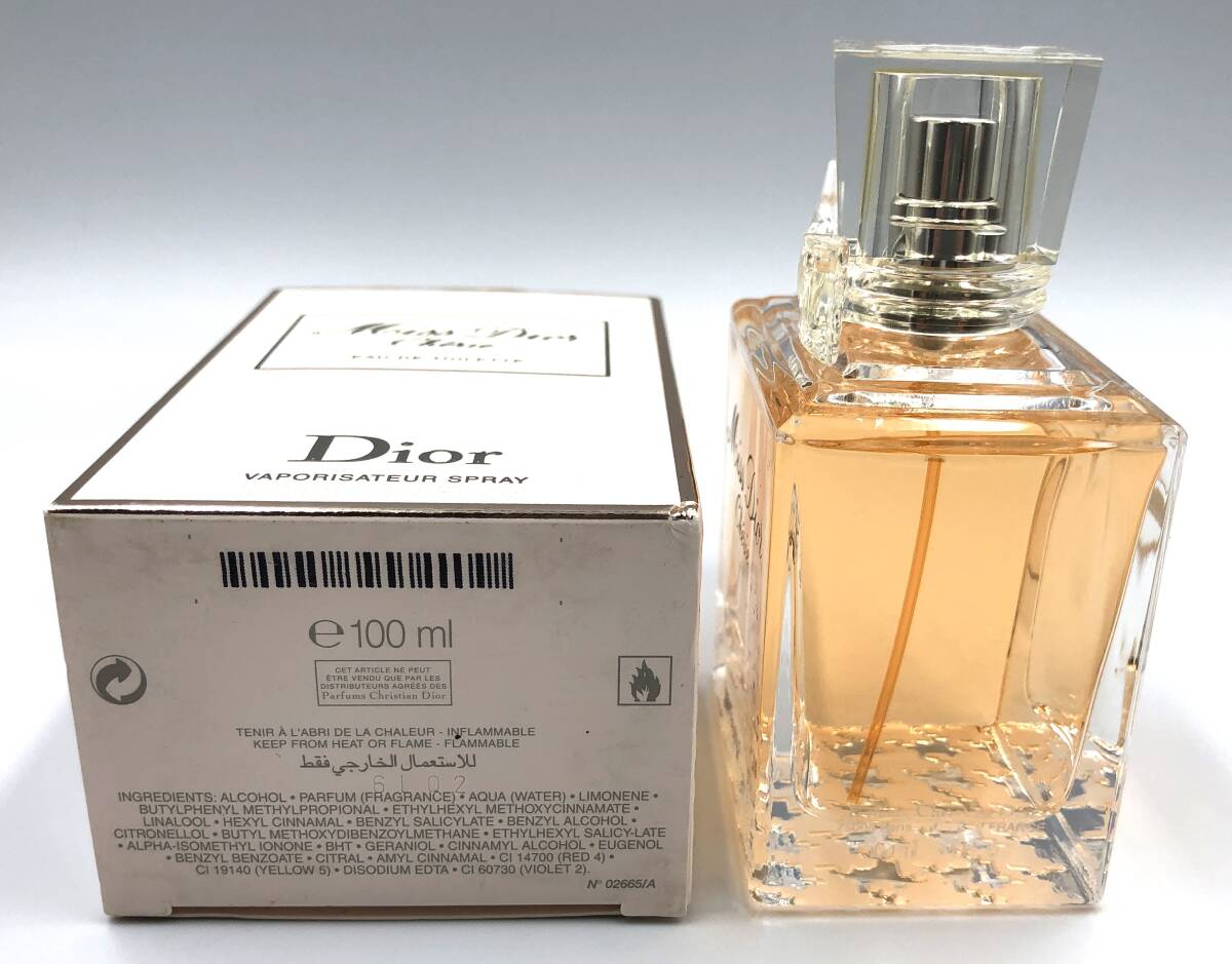 ☆香水☆Christian Dior Miss Dior Cherie ミス ディオール シェリー 100ml オードゥ トワレ 残量ほぼ満量 フレグランス C342の画像3