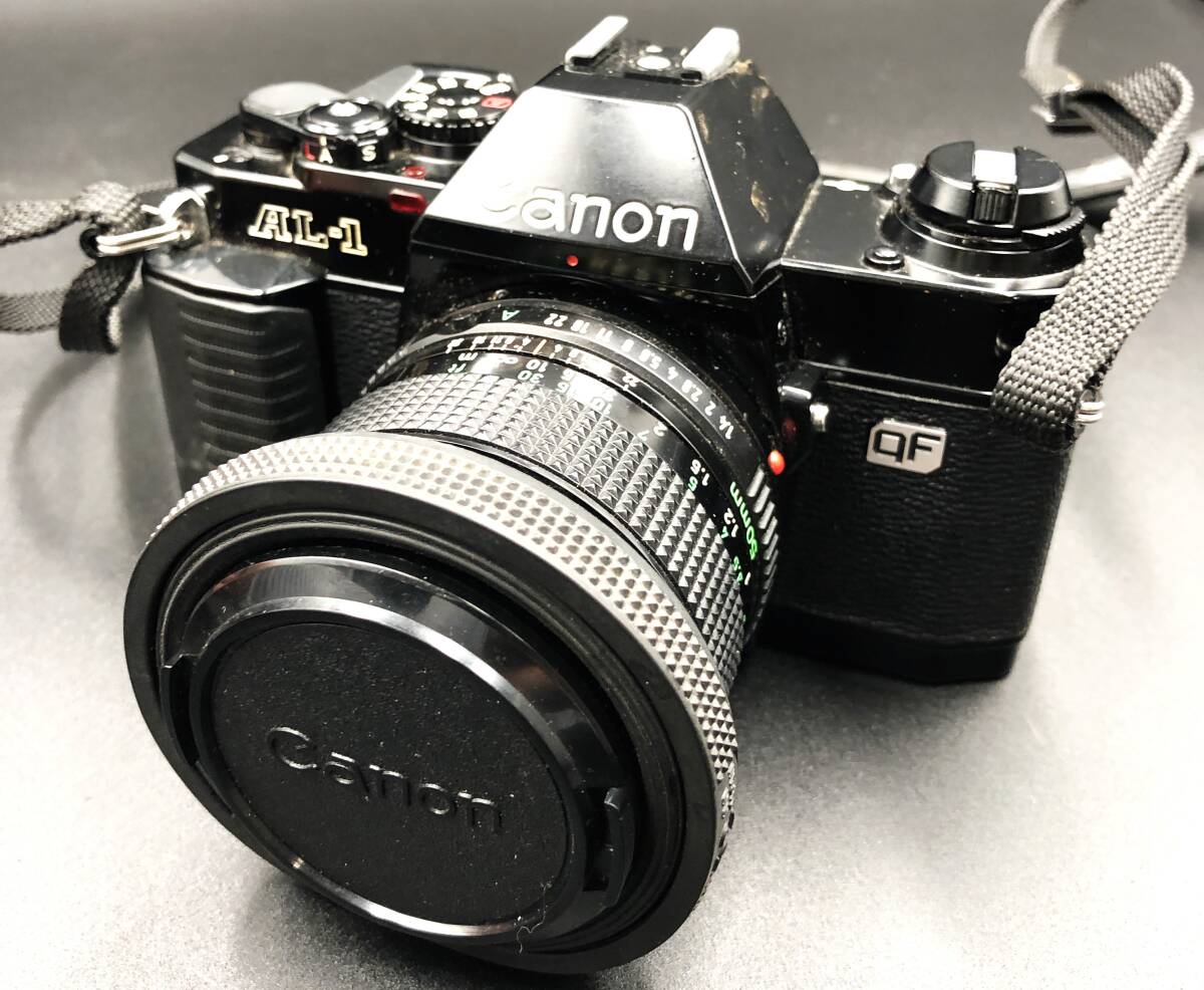 CANON AL-1 + CANON LENS FD 50mm 1:1.4 一眼レフ カメラ & レンズ フィルム カメラ キャノン 現状渡し C307_画像1