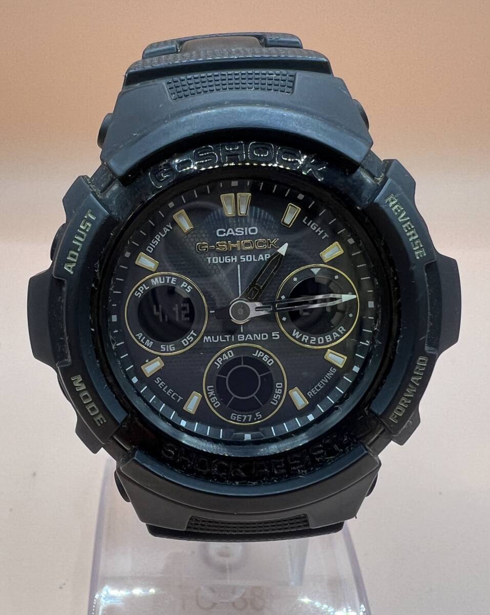 CASIO カシオ G-SHOCK Gショック AWG-100BC 電波ソーラー メンズ腕時計 稼働品 L3179の画像1