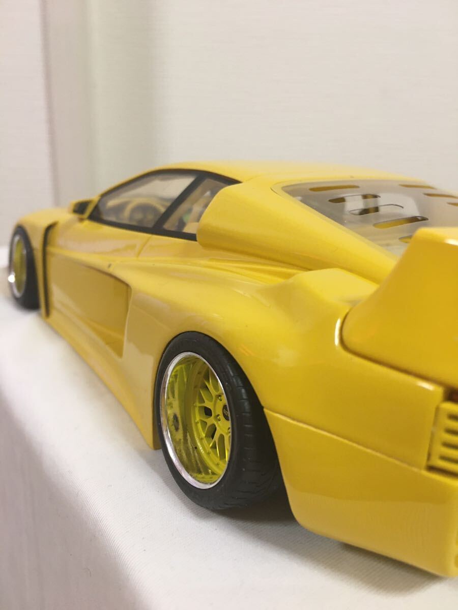 ケーニッヒフェラーリテスタロッサ 1/18 カスタム品 GT-SPIRITの画像4