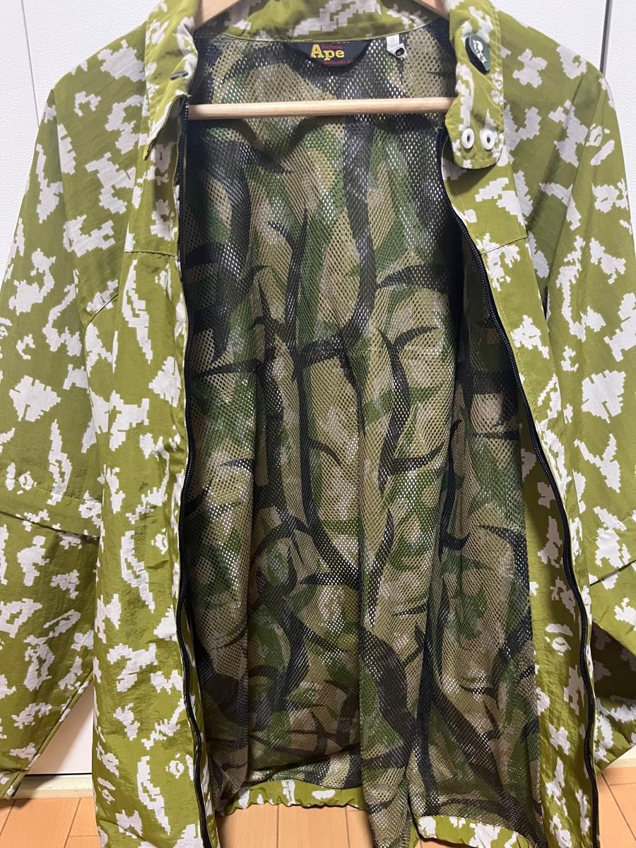 初期 90s A BATHING APE レインジャケット デジカモ|Yahoo 初期 90s A BATHING APE レインジャケット デジカモ|Yahoo