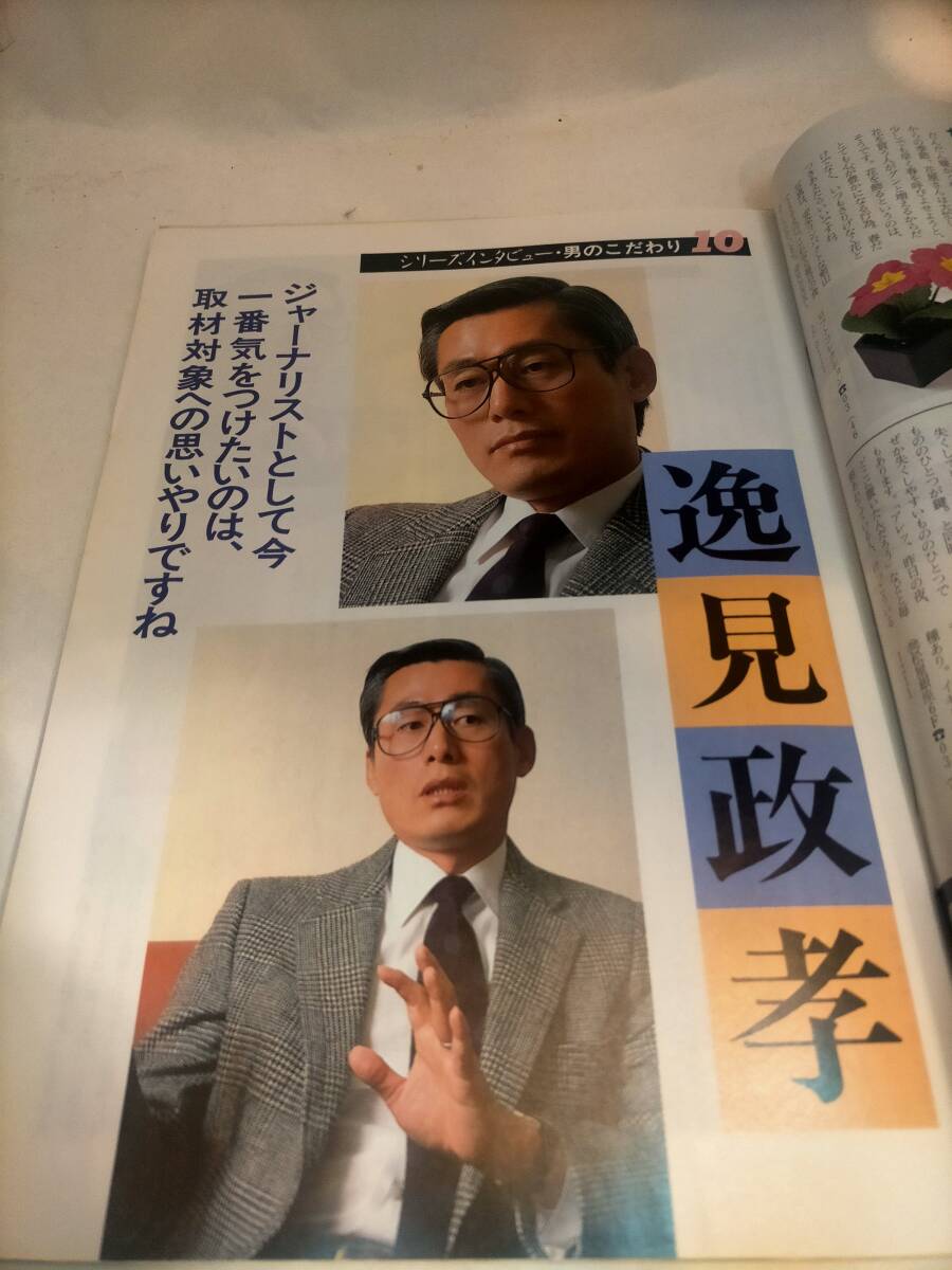 必見★THE CARD　1988年3月号 逸見政孝★★お得