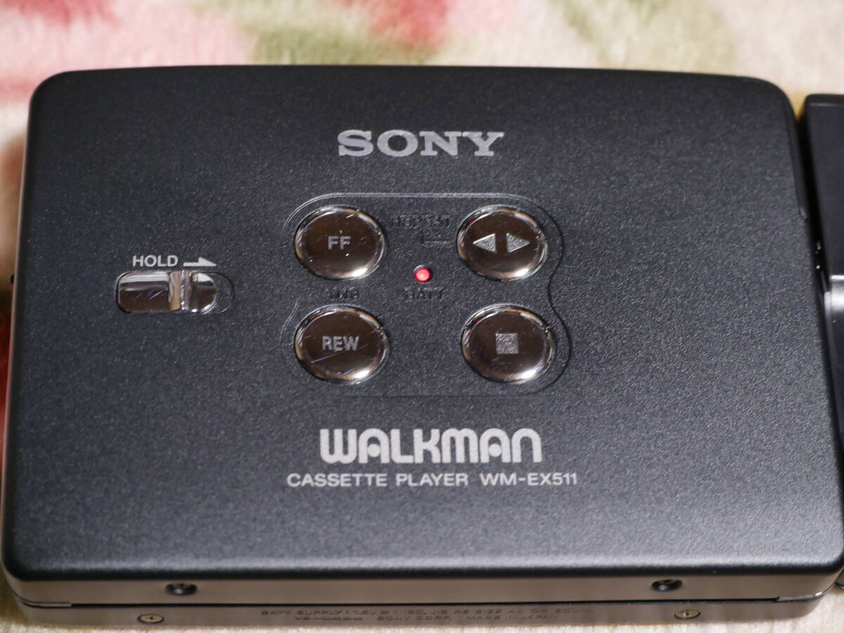 SONY ポータブルカセットプレーヤー WALKMAN WM-EX-511 動作品の画像3
