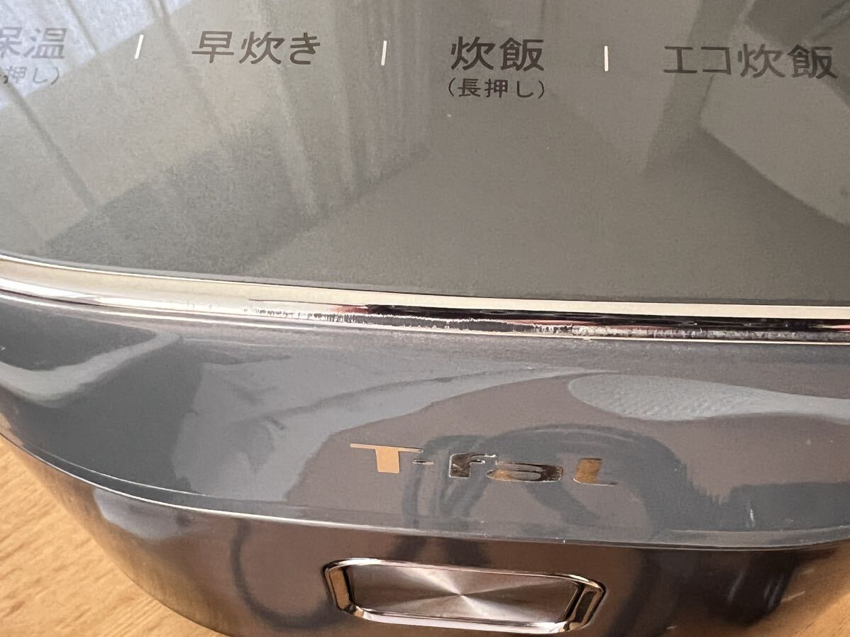 T-fal 炊飯器 ザ・ライス 遠赤外線IH炊飯器 5.5合 ブラックの画像6