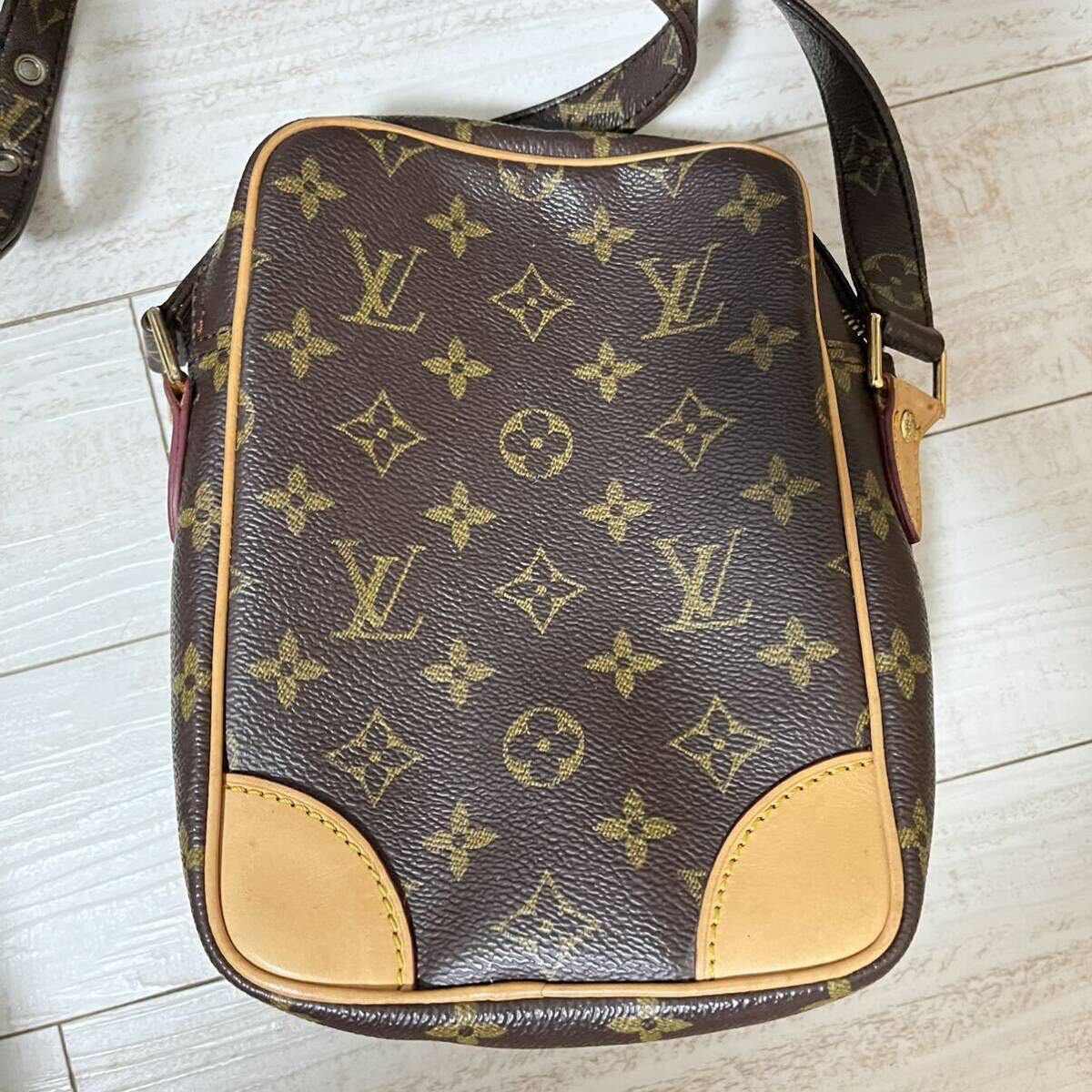 ■1円〜＜良品＞■ LOUISVUITTON ルイヴィトン ショルダーバッグ モノグラム 総柄 刻印 ユニセックス レディース メンズ ブラウン茶色の画像2