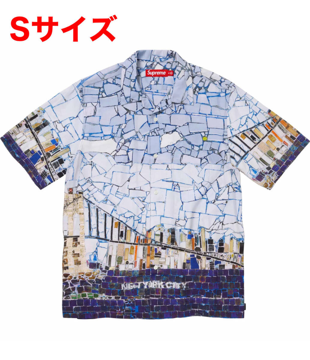 Sサイズ Supreme Mosaic S/S Shirt Multicolor シュプリーム マルチカラー 国内正規品 送料無料_画像1