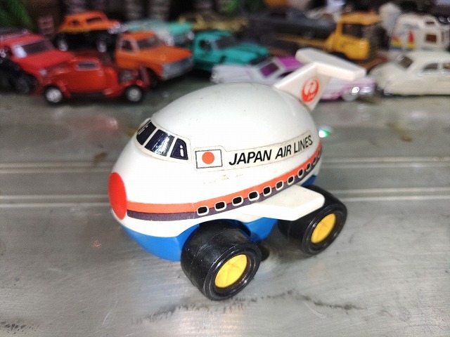 『超レア物！！　JAL　プルバック飛行機』　検索→チョロＱ　昭和　レトロ　全日空_画像1