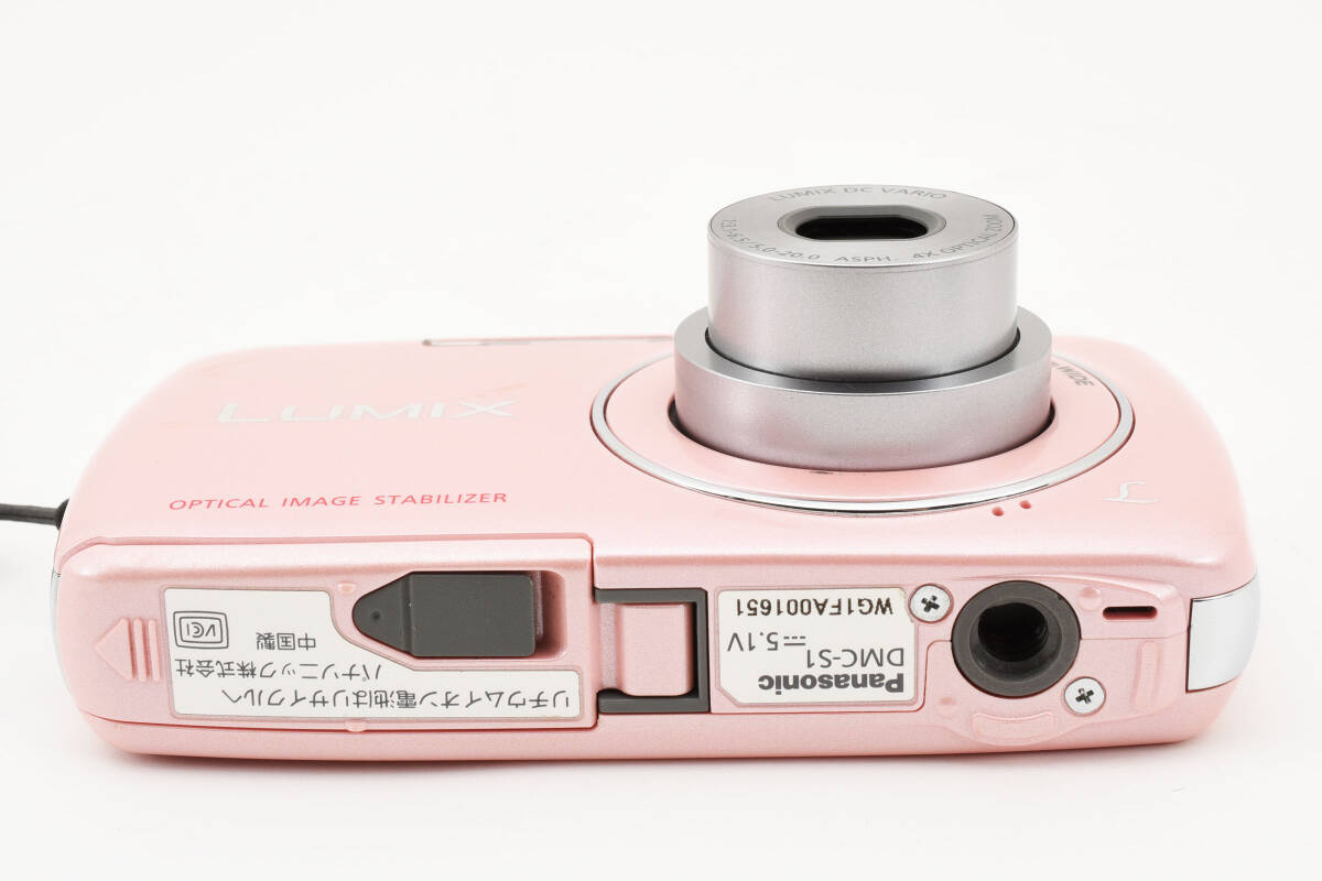 ☆実用美品☆パナソニック Panasonic LUMIX DMC-S1 ピンク コンパクトデジタルカメラ コンデジ#438の画像5