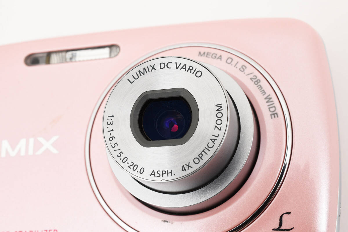 ☆実用美品☆パナソニック Panasonic LUMIX DMC-S1 ピンク コンパクトデジタルカメラ コンデジ#438の画像8