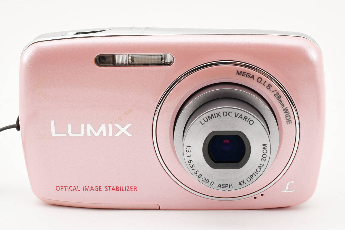 ☆実用美品☆パナソニック Panasonic LUMIX DMC-S1 ピンク コンパクトデジタルカメラ コンデジ#438の画像2