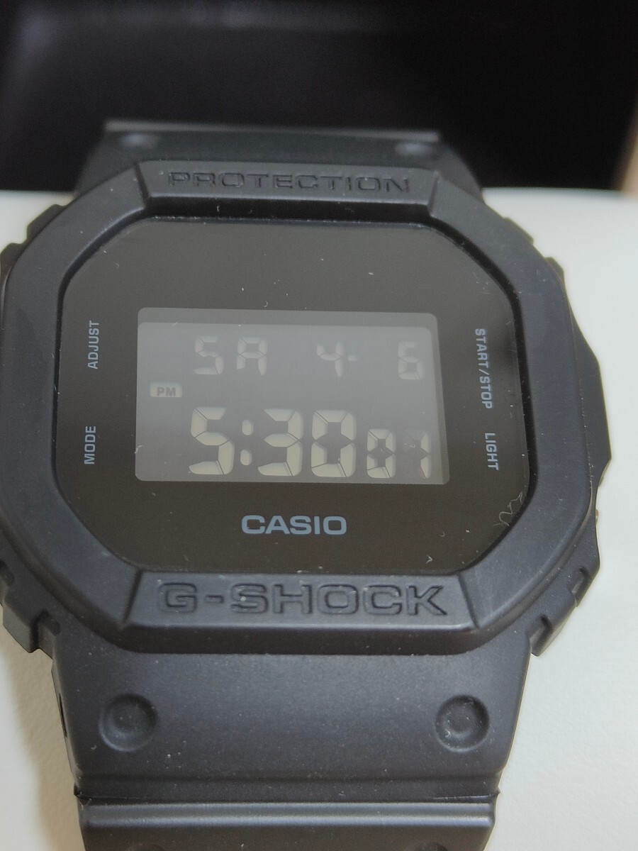 G-SHOCK DW-5600BB-1JF ブラック 未使用に近い美品の画像2