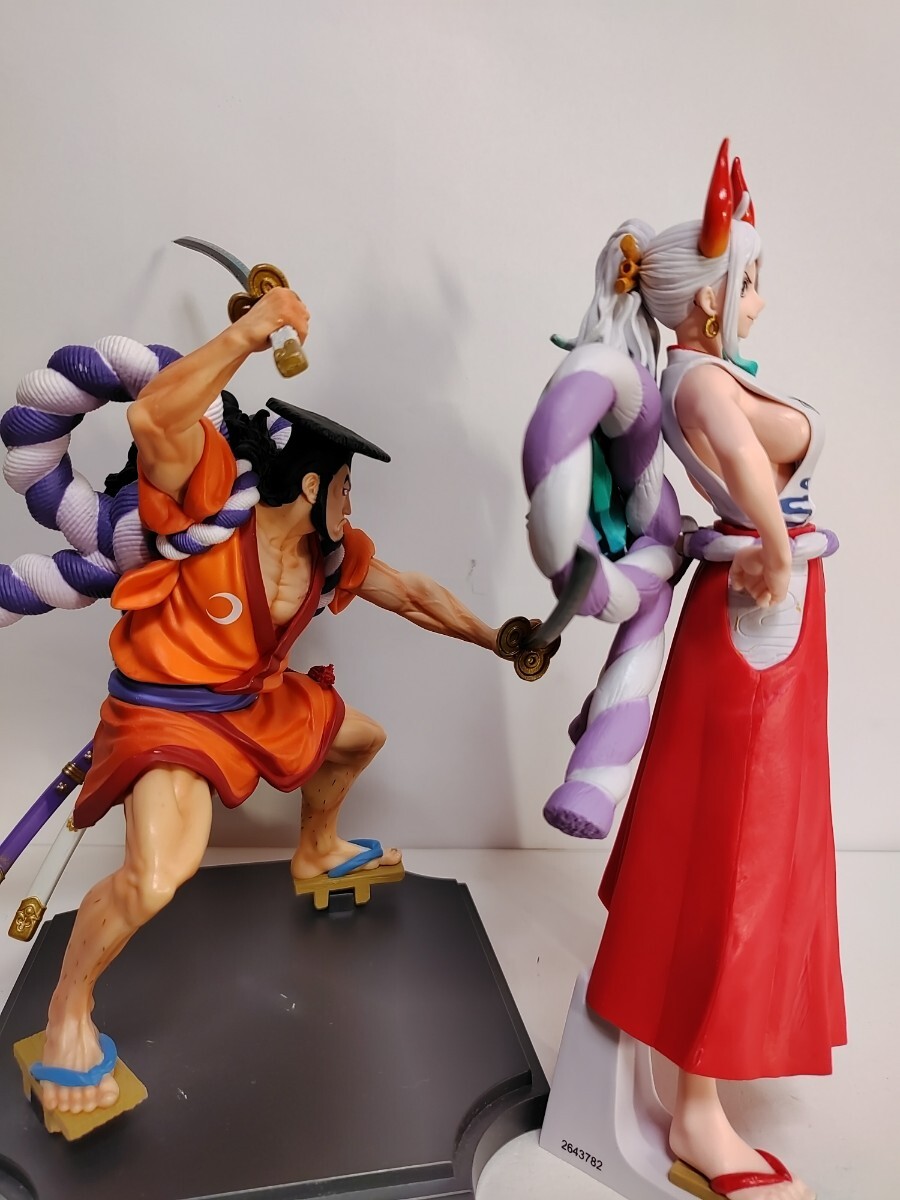 ワンピース フィギュア ONE PIECE プライズ 大量セット 一番くじ THE出航 GRANDLINE MEN ルフィ ヤマト おでん 光月おでん ナミ_画像8