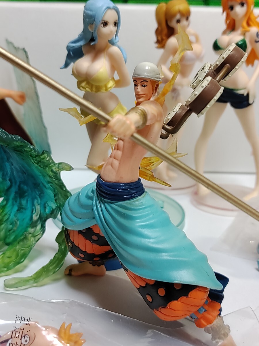 ワンピース フィギュア ONE PIECE プライズ 大量セット ストロングワールド エネル 美品 ログボックス ジオラマフィギュア 頂上戦争 七武海_画像2