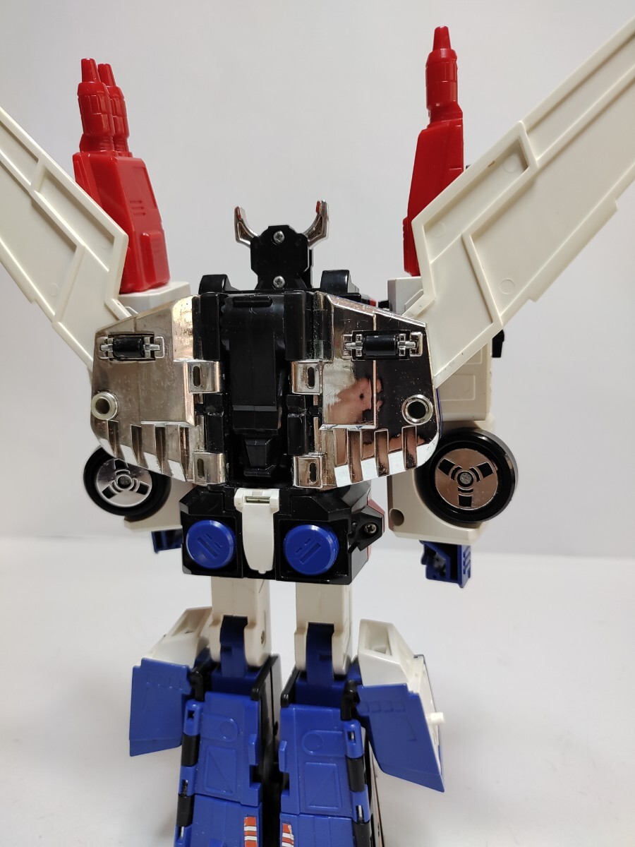  Great Schott Transformer повреждение нет прекрасный товар Takara DX. человек Robot retro в это время античный игрушка комплект Squadron transformers