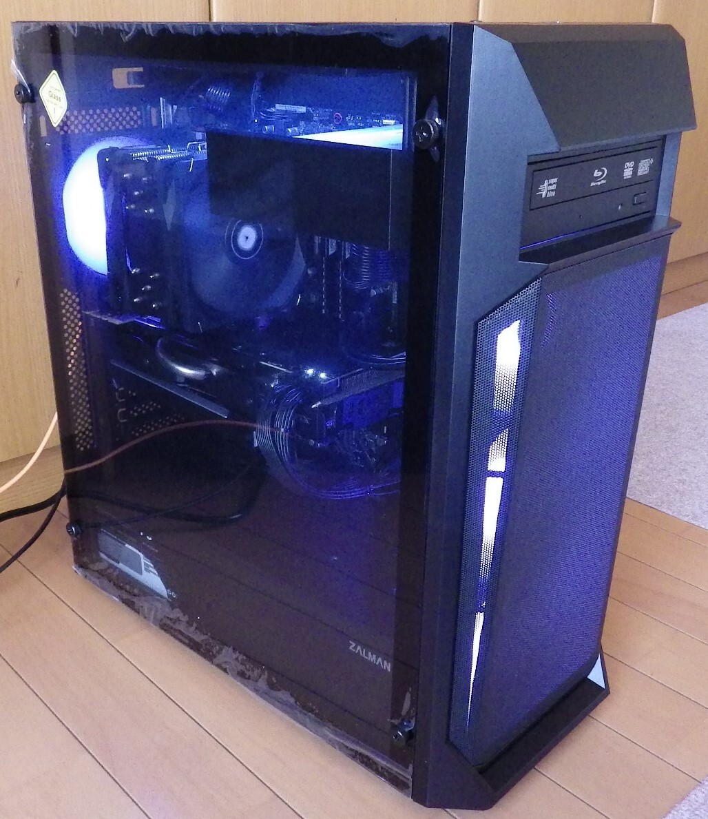 自作PC 中古・ジャンクパーツ使用 Ryzen7 2700/ GTX980/ ASRock X570/ DDR4 16GB/ ZALMAN Z1 PLUS/ NVMe 256GB/ HDD 2TB/ 750W電源の画像1