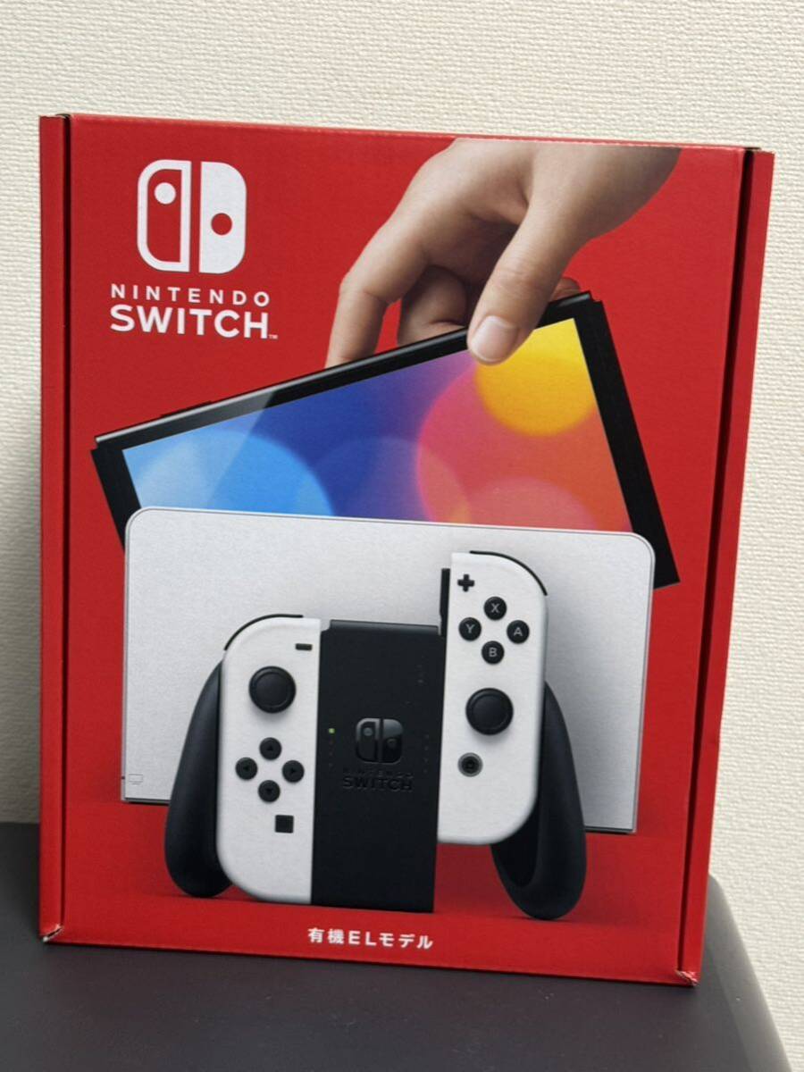 【未開封】任天堂 Nintendo Switch 有機ELモデル ニンテンドースイッチ Joy-Con(L)/(R) ホワイト 本体 新型HEG-S-KAAAA _画像1