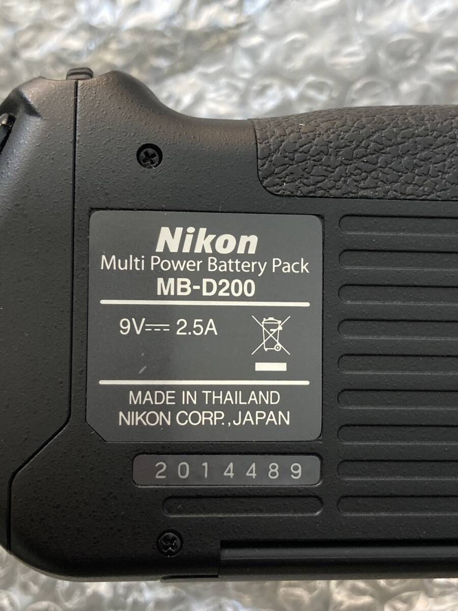 #347 Nikon ニコン MB-D200 マルチパワーバッテリーパックセット 箱付き 現状品 の画像4