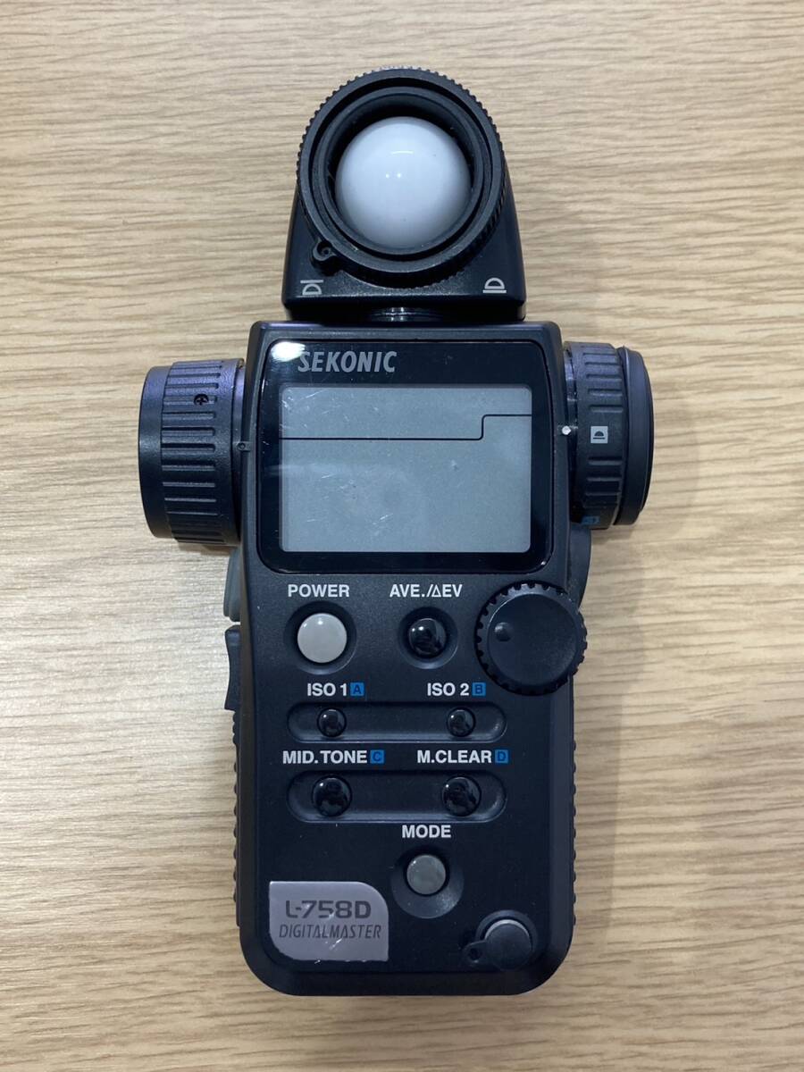 #400 美品 SEKONIC セコニック L-758D DIGITALMASTER NN179 現状品