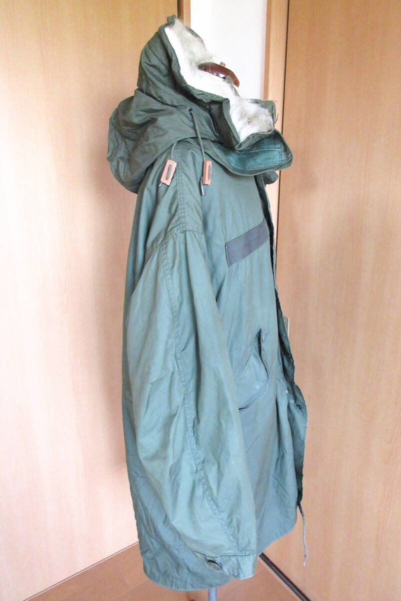 ■80's 米軍 実物 M-65 PARKA，EXTREME COLD WEATHER フィッシュテールパーカー モッズ Mサイズ フルセットの画像3