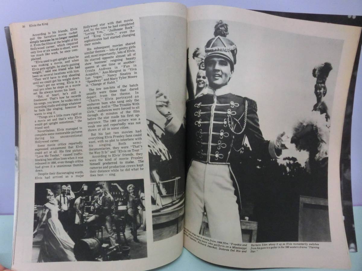 エルヴィス・プレスリー 洋書 64ページ 1977年メモリアル コレクターズエディション写真集 雑誌 ELVIS THE KING BOOK エルビス・プレスリー_画像7