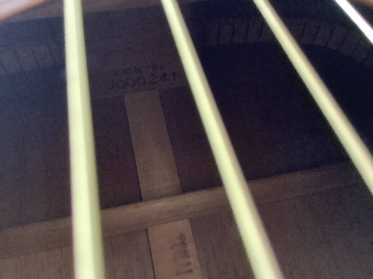 東海楽器製 キャッツ アイ TCM 80 オール単板 アコースティックギター 80年代 ジャパンビンテージ ハードケース付_画像9