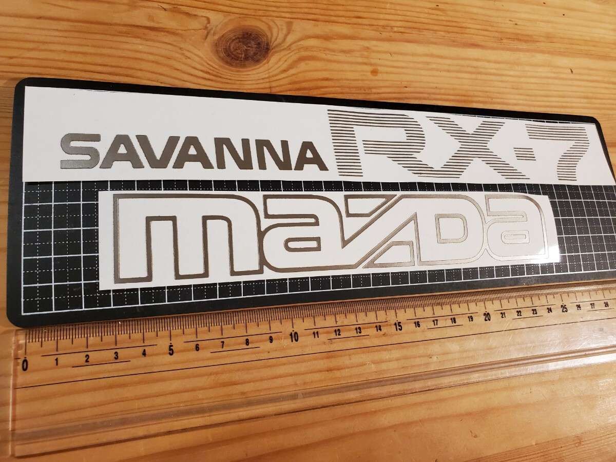 【専用ページ】MAZDA RX-7 fc3sサバンナ rx-7デカールリア トランクステッカー Savanna_画像1