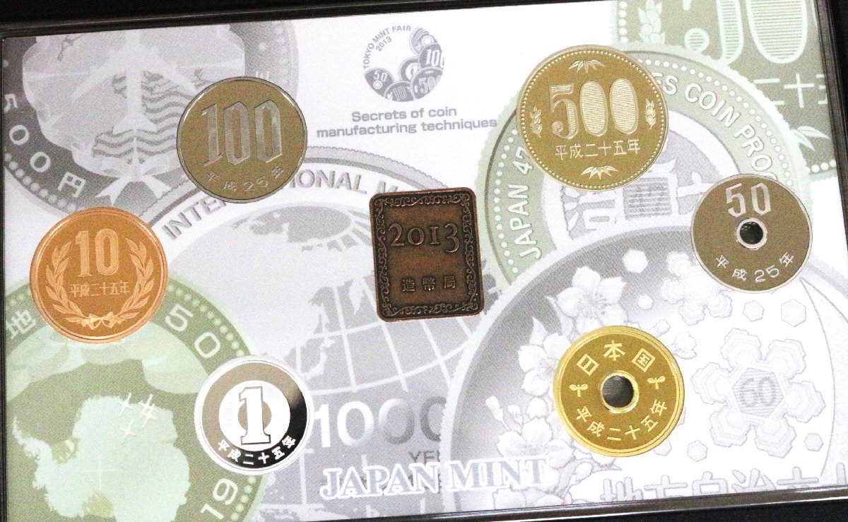 【行董】AG000ABH21 造幣東京フェア2013 プルーフ貨幣セット 秘められた貨幣製造技術 TokyoMintFair 2013 Proof Coin Set 造幣局の画像2
