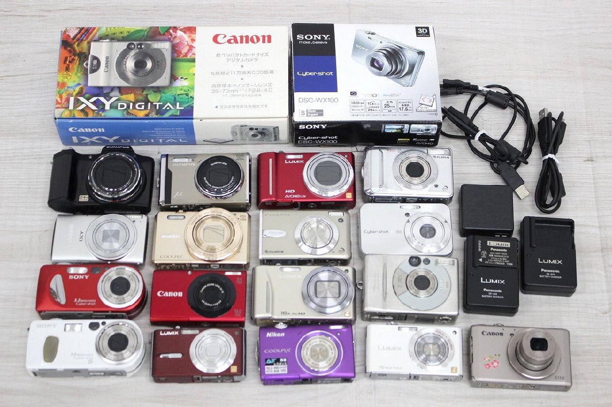 【行董】CO000BOM26 SONY Canon Nikon Panasonic OLYMPUS 富士フィルム など コンパクトデジタルカメラ まとめ 光学機器