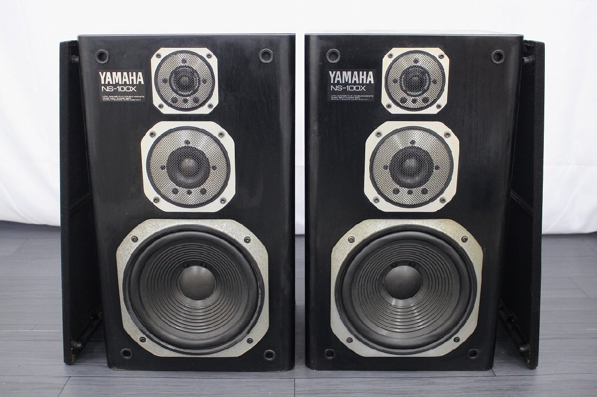 【行董】AA149BSM46 ※2個口※ YAMAHA ヤマハ 3way スピーカー ペア NS-100X 音響機材 音響機器 オーディオ機器の画像1