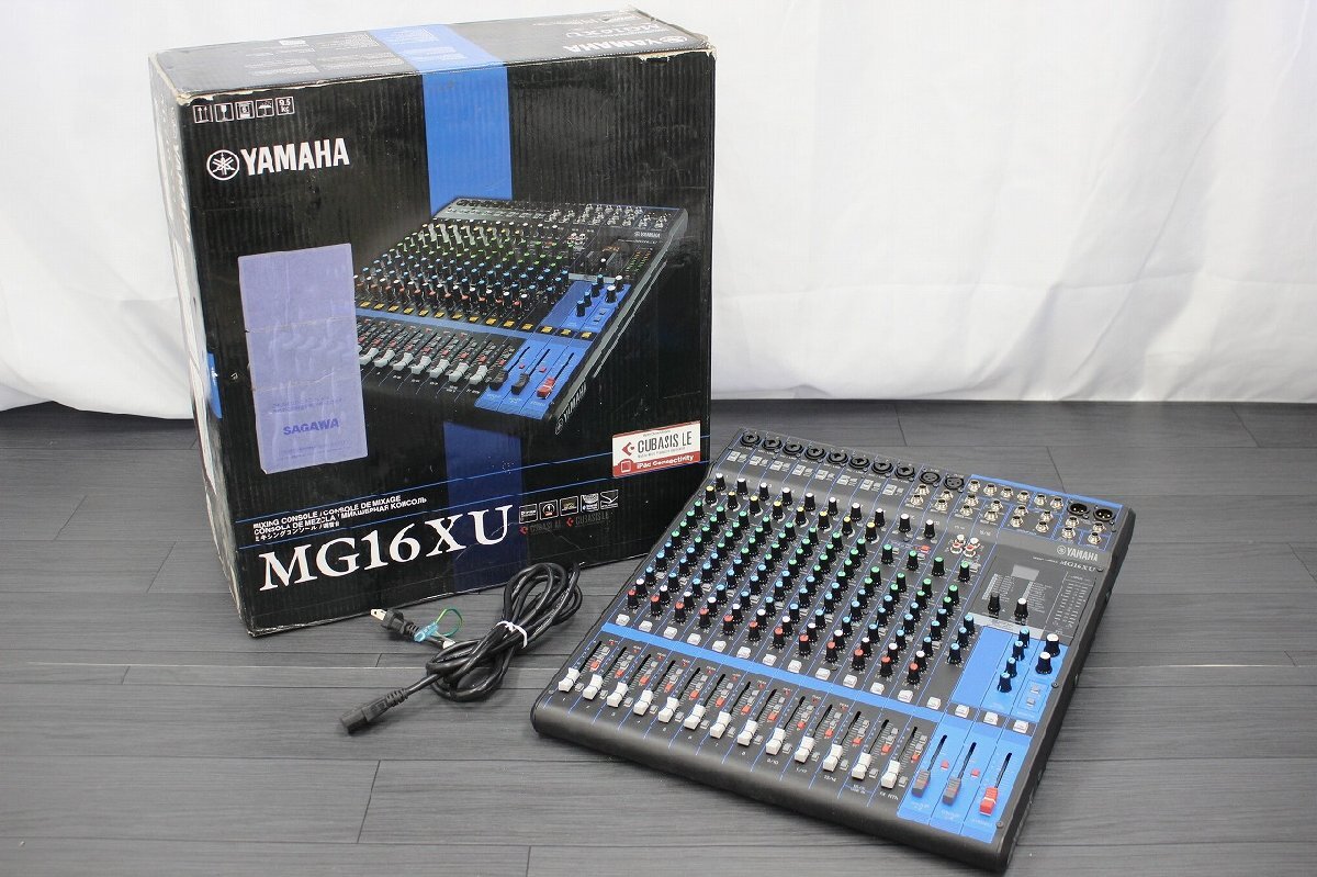 【行董】CC000BSM77 YAMAHA ヤマハ MG16XU 16ch ミキシングコンソール アナログ ミキサー 音響機材 音響機器 オーディオ機器の画像1