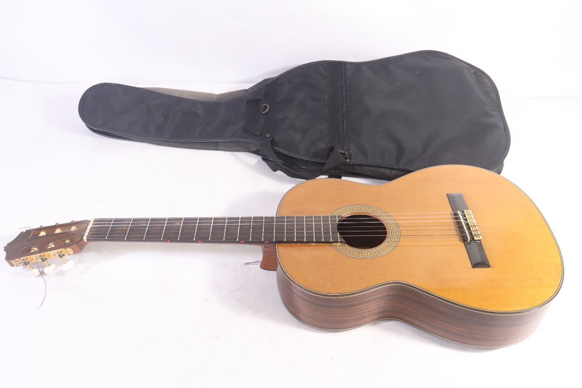 【ト足】CBZ01CTT21 ECOLE GUITARE エコールギター クラシックギター E500 楽器 弦楽器 音楽 ソフトケース付きの画像1