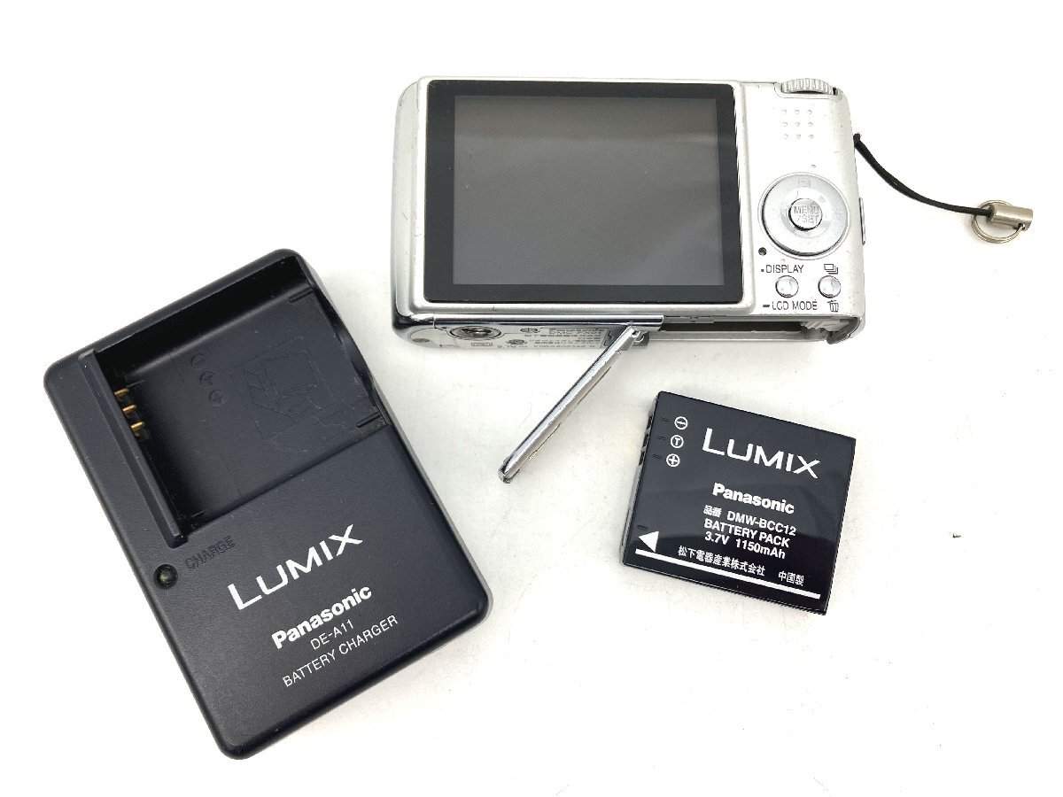 【ト萬】RD391RNI07 Panasonic パナソニック LUMIX DMC-FX01 コンパクトデジタルカメラ 純正バッテリー付属 ジャンク品_画像1
