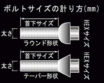 ホイールボルト14R-M12-1.5ラウンド形状１０本　ユニクロメッキ_画像3