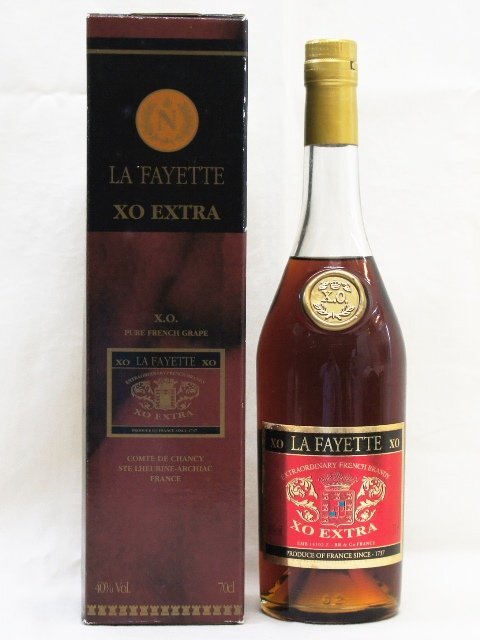 古酒・未開栓【LA FAYETTE ラファイエット】XO EXTRA NAPOLEON ナポレオン ブランデー コニャック 700ml 箱付の画像1