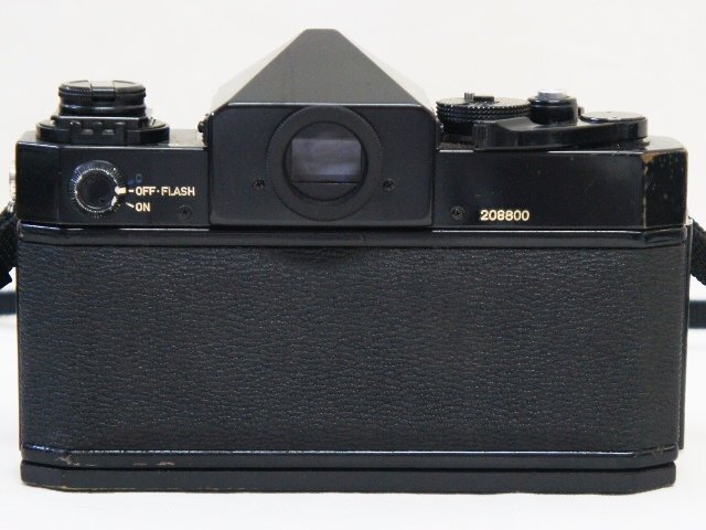 中古ジャンク【CANON キャノン F-1】一眼レフ フィルムカメラ キャノンレンズ FD 50mm 1:1.4 純正カバー付 保護フィルター付の画像4