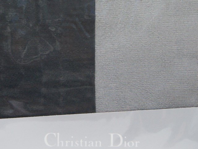 未開封・未使用【Christian Dior ディオール】サポートタイプ ストッキング10足セット アウトゴム 無地 ノアール Mサイズ Y-TK-03 カネボウの画像5