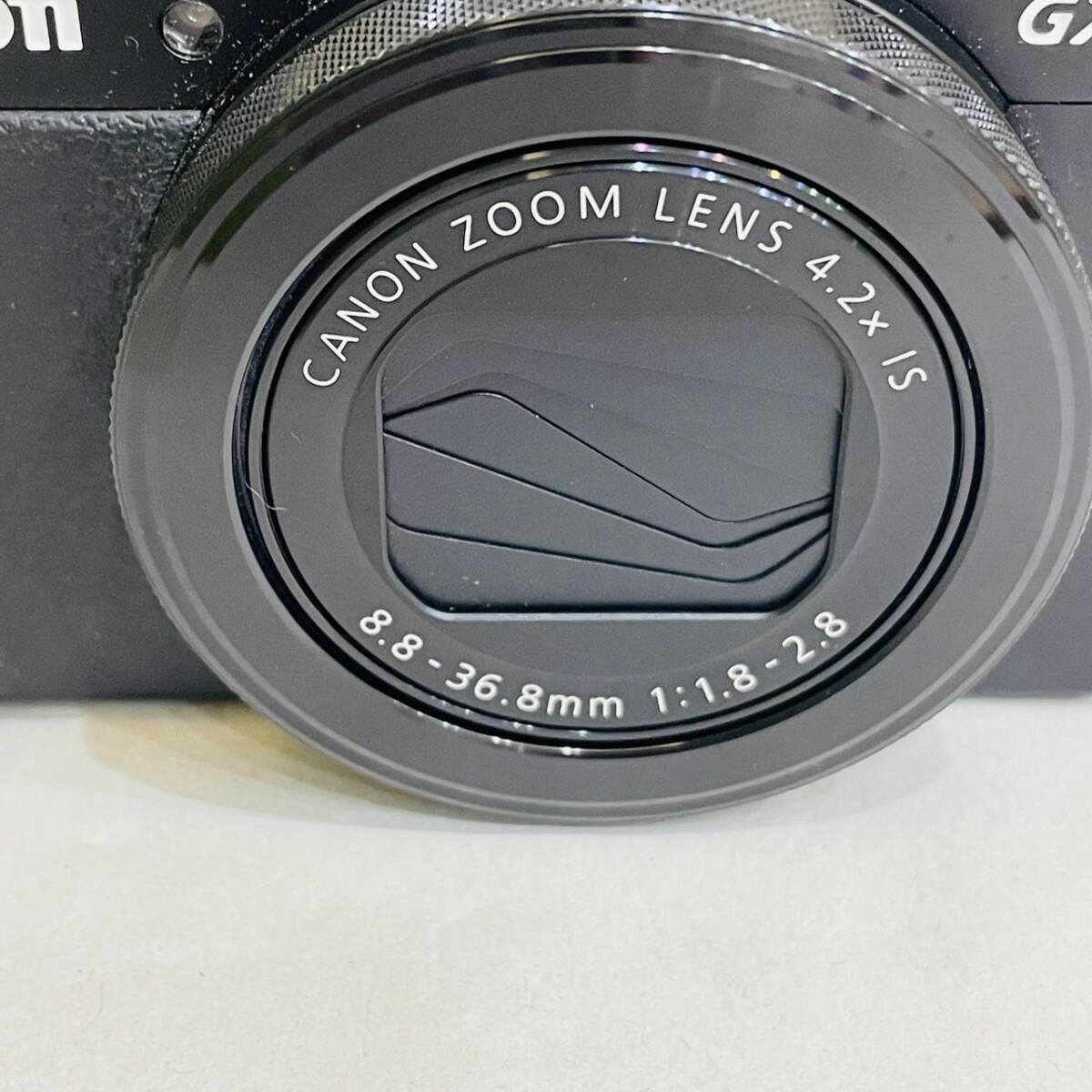 【H11287OR】 1円～ Canon G7X Power Shot G7X Mark2 ZOOM LENS キャノン デジカメ デジタルカメラ 動作未確認 ブラックカラーの画像5