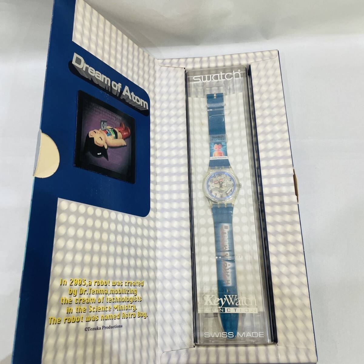 【H10153OR】 1円～ Swatch 鉄腕アトム 記念モデル 腕時計 不動品 クオーツ レア スウォッチ Dream of Atom access の画像2