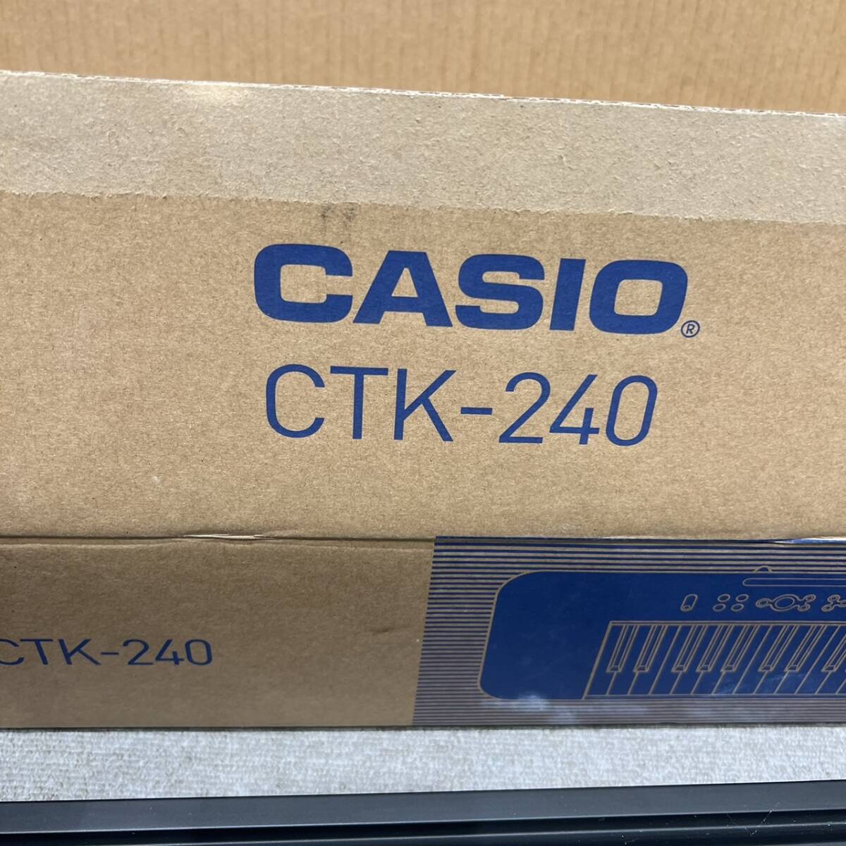 【ND-2244a】1円スタート CASIO カシオ CTK-240 電子キーボード カシオ CASIO 電子ピアノ 通電確認済み 動作未確認の画像7