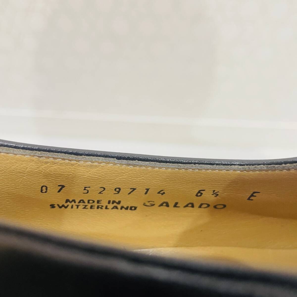 【H10869OR】 1円～ BALLY ローファー レザー レザーシューズ サイズ６１/2 スイス製 革製品 元袋つき SINCE 1851 の画像7