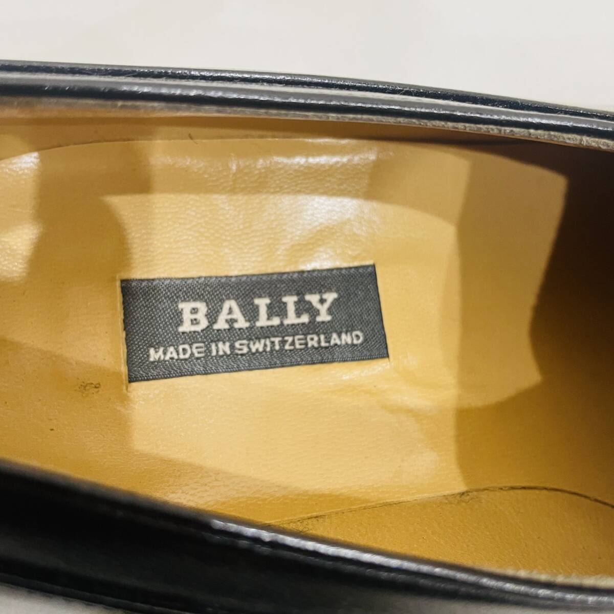 【H10869OR】 1円～ BALLY ローファー レザー レザーシューズ サイズ６１/2 スイス製 革製品 元袋つき SINCE 1851 の画像6